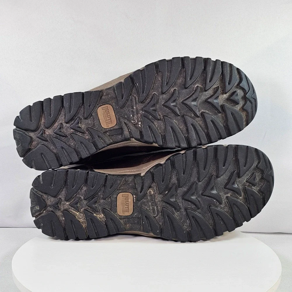 Duluth Trading Co Wild Boar Mocs Brown Leather Slip On Shoes Mens 11 Wide 49521